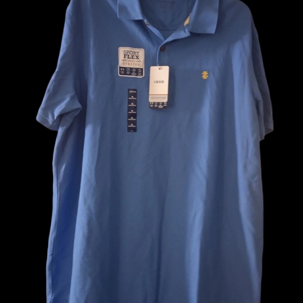 Izod Blue Polo Shirt Classic Style